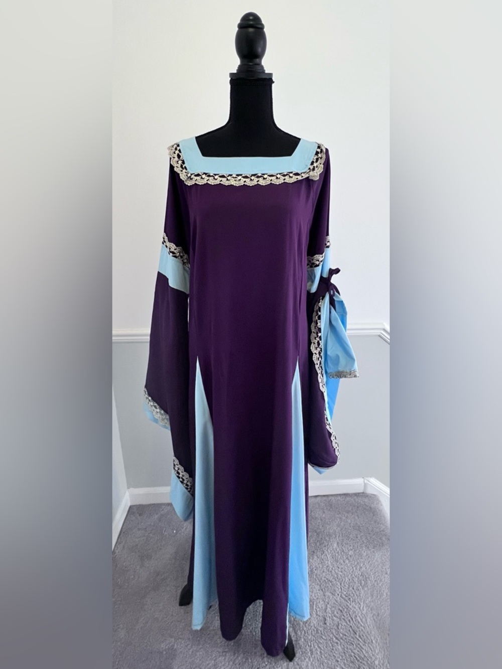 Purple & Light Blue Ren Fair Dress - Picture 7 of 8